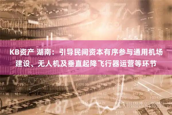 KB资产 湖南：引导民间资本有序参与通用机场建设、无人机及垂直起降飞行器运营等环节