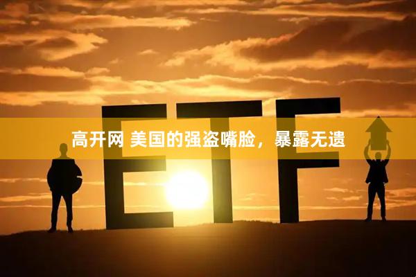 高开网 美国的强盗嘴脸，暴露无遗
