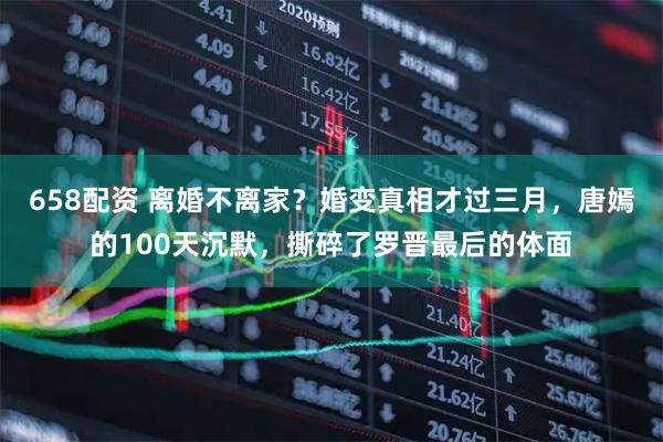 658配资 离婚不离家？婚变真相才过三月，唐嫣的100天沉默，撕碎了罗晋最后的体面