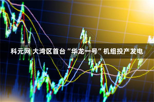 科元网 大湾区首台“华龙一号”机组投产发电