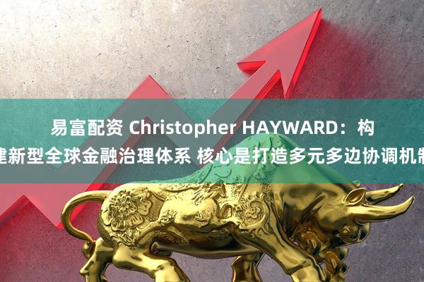 易富配资 Christopher HAYWARD：构建新型全球金融治理体系 核心是打造多元多边协调机制