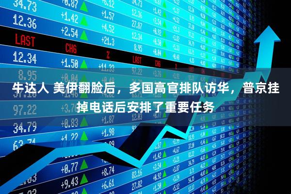 牛达人 美伊翻脸后，多国高官排队访华，普京挂掉电话后安排了重要任务