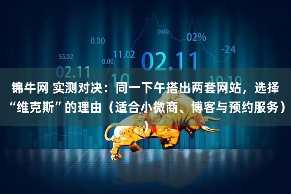 锦牛网 实测对决：同一下午搭出两套网站，选择“维克斯”的理由（适合小微商、博客与预约服务）