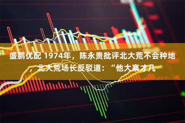 盛鹏优配 1974年，陈永贵批评北大荒不会种地，北大荒场长反驳道：“他大寨才几